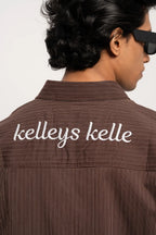 Cocoa Pinstripe Shirt