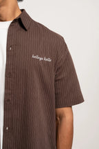 Cocoa Pinstripe Shirt