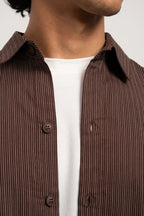 Cocoa Pinstripe Shirt