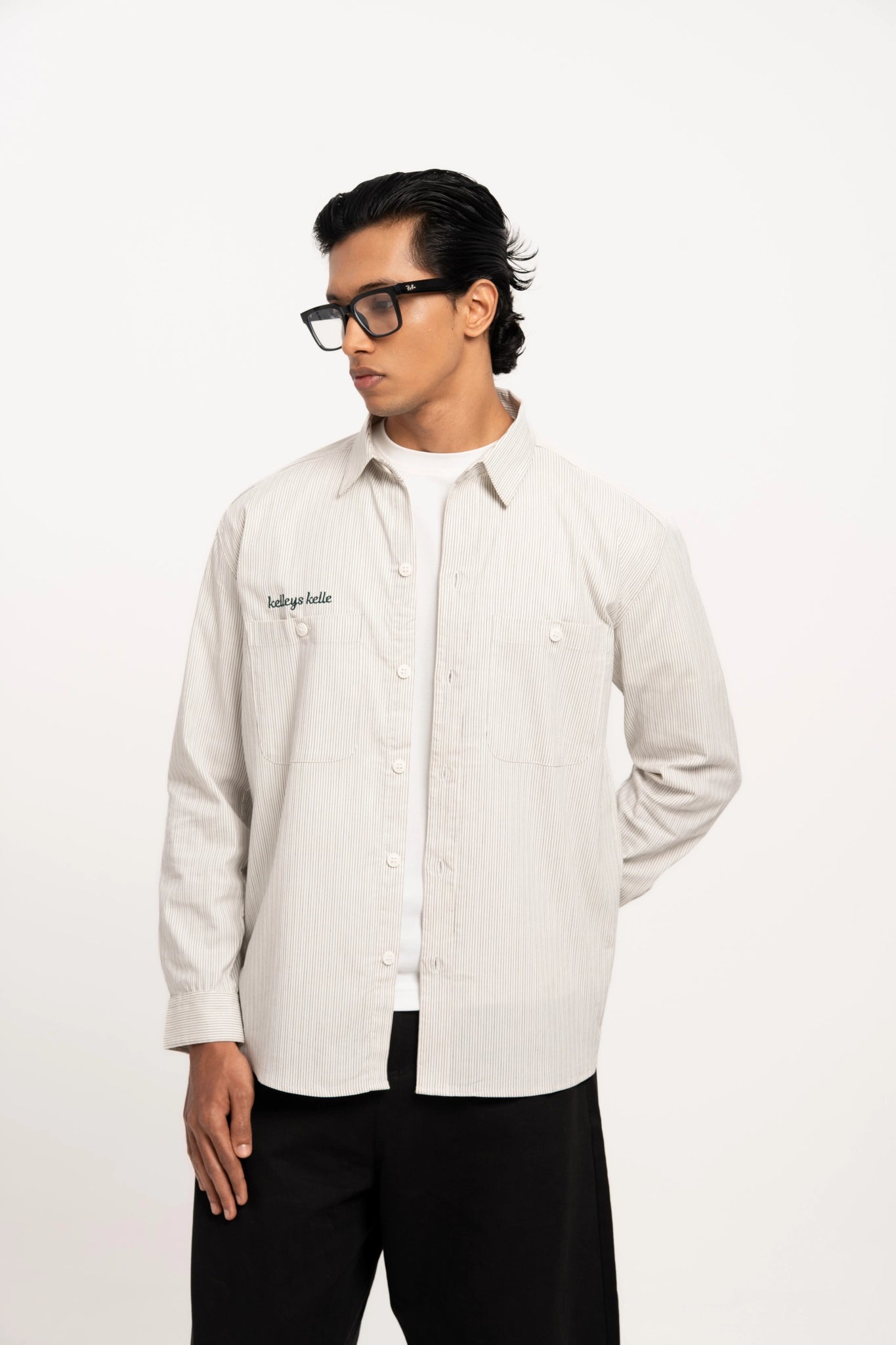 Cloud Pinstripe Shirt