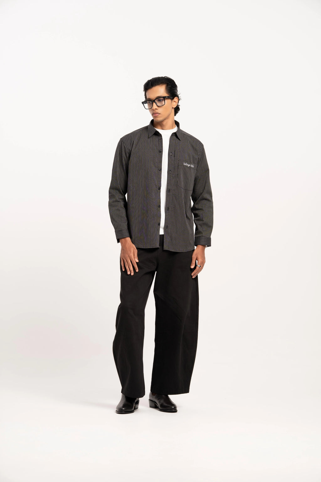 Midnight Pinstripe Shirt