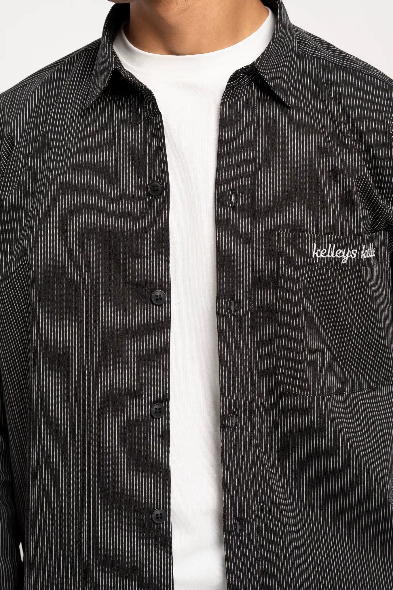 Midnight Pinstripe Shirt