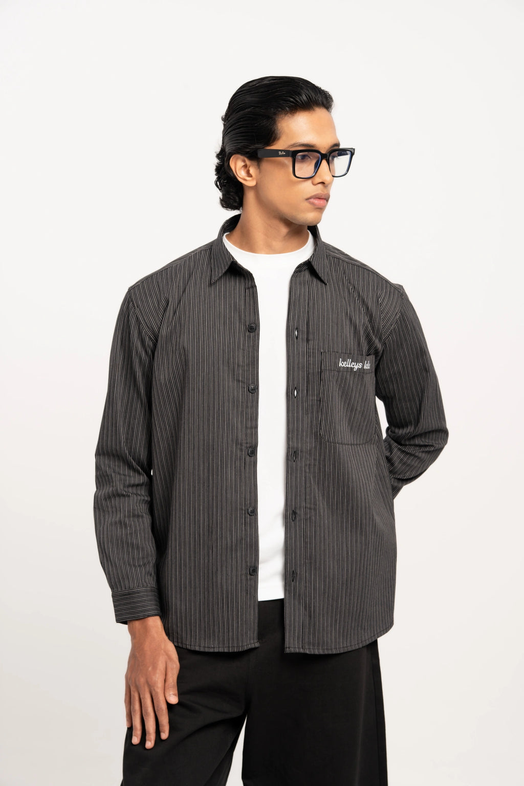 Midnight Pinstripe Shirt