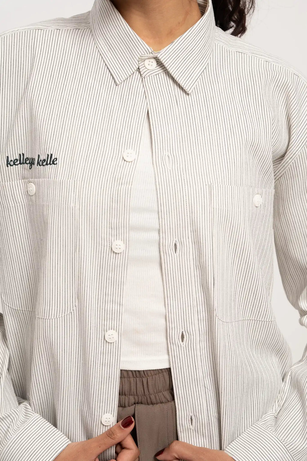 Cloud Pinstripe Shirt