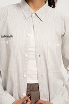 Cloud Pinstripe Shirt
