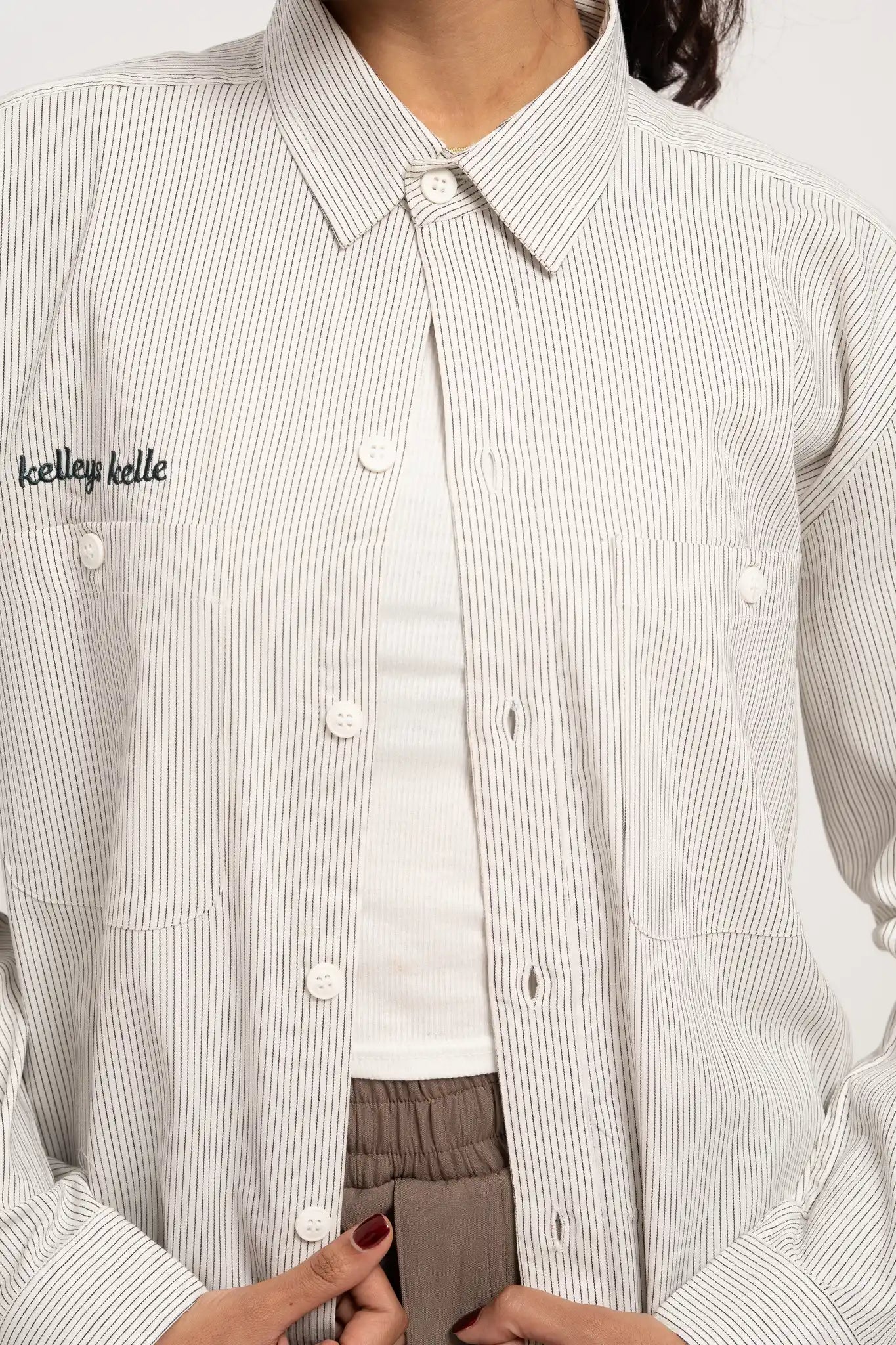 Cloud Pinstripe Shirt