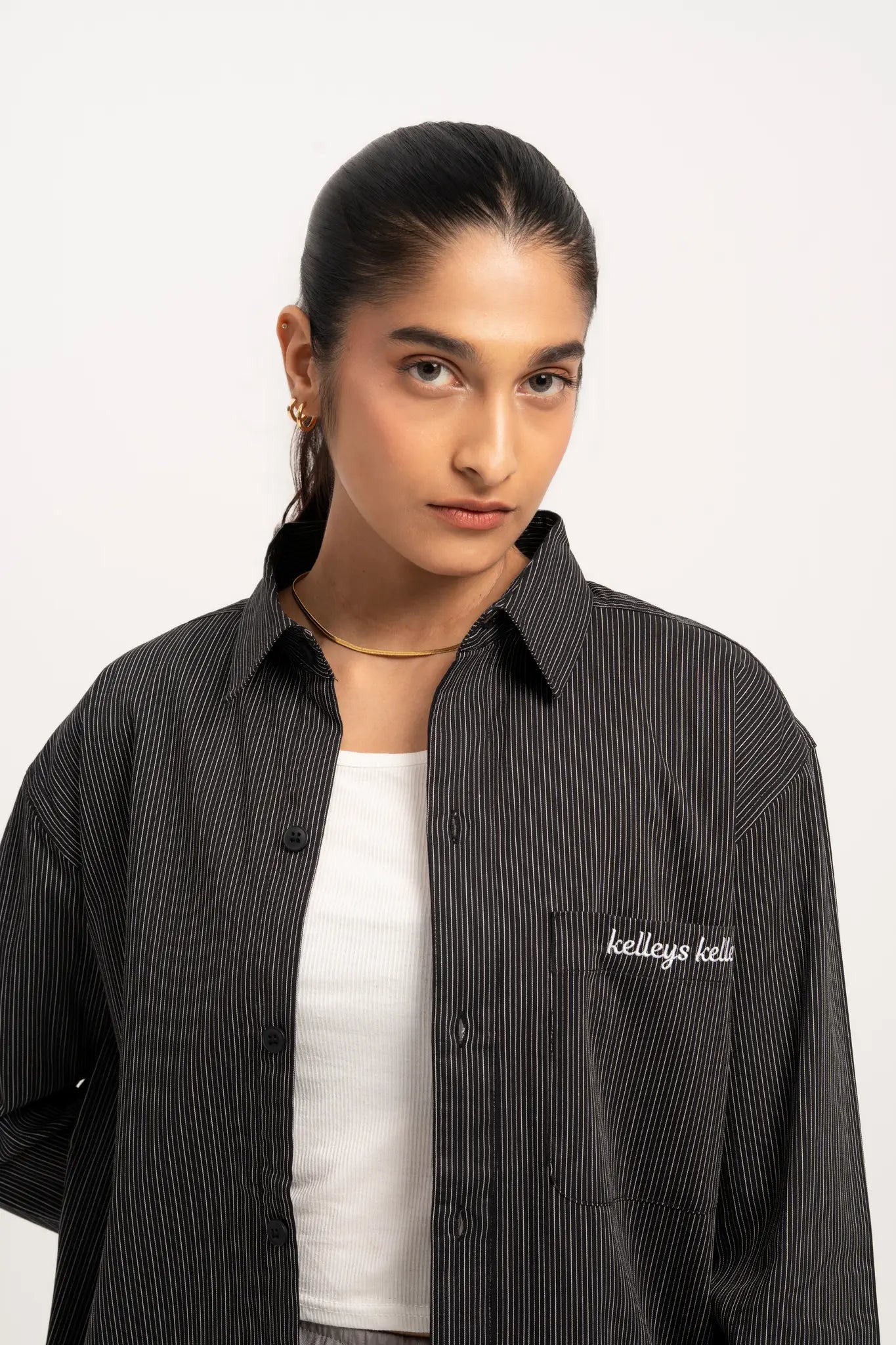 Midnight Pinstripe Shirt