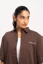 Cocoa Pinstripe Shirt